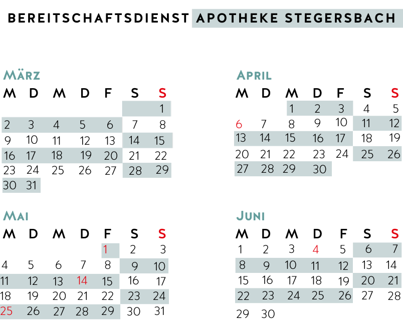 Bereitschaftskalender